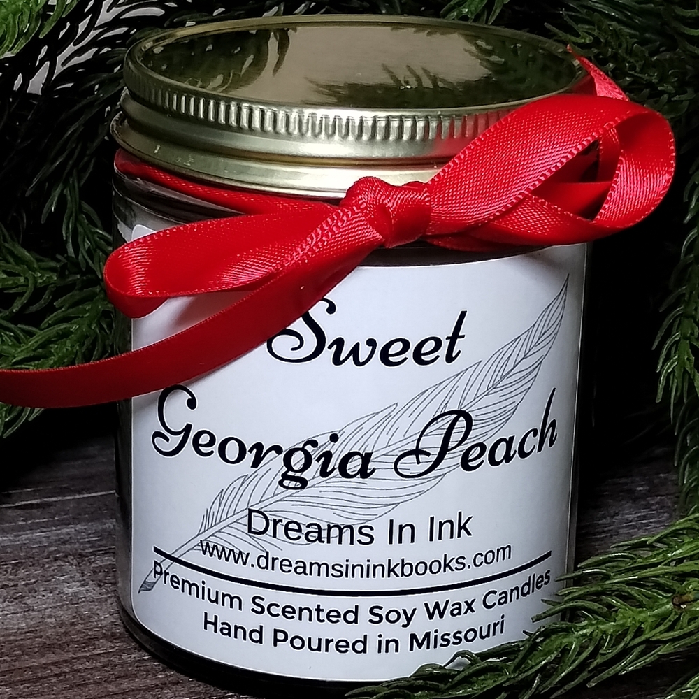6oz 100% Soy Wax Candle ~ Sweet Georgia Peach